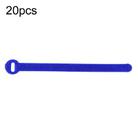 20pcs Data Cable Storage And Management Strap T-Shape Nylon Binding Tie, Model: Blue 10 x 150mm - 1