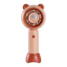 USB Handheld Fan Mini Portable Desktop Cute Cartoon Fan(Brown Bear) - 1