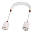 Portable Hanging Neck Fan USB Charging Long Life Outdoor Small Fan(White) - 1