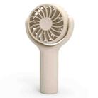 Mini Handheld Small Fan Rechargeable Mute Desktop Portable Fan(Khaki) - 1