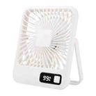 Home Desktop Wall Mounted Fan USB Portable Desktop Mini Fan(White) - 1