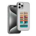 For iPhone 15 Pro Max NFC Four-Color E-ink Screen DIY Phone Case(Gray) - 1