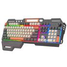 XUNSVFOX K90 Mechanical Feeling Metal Keyboard Gaming Computer Wired Keyboard(Shimmer) - 1