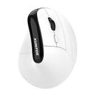 XUNSVFOX H5 Upright Vertical Dual Mode Mouse Rechargeable Wireless Business Office Mouse(White) - 1