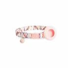 For AirTag Pet Collar Holder Print Design Case with Bell and Safety Buckle, Style: Water Moon - 1