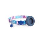 For AirTag Pet Collar Holder Print Design Case with Bell and Safety Buckle, Style: Fantasy Sky - 1