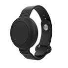 For Airtag Watch Strap Locator Silicone Cover Anti-lost Device Waterproof Protective Case(Black) - 1