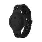 For Airtag Cat Claw Watch Strap Positioner Protective Cover Anti-lost Device Waterproof Case(Black) - 1