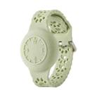 For Airtag Cat Claw Watch Strap Positioner Protective Cover Anti-lost Device Waterproof Case(Avocado Green) - 1