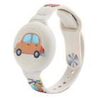 For Airtag Cartoon Watch Strap Locator Silicone Protective Cover Anti-lost Device Case(Car) - 1