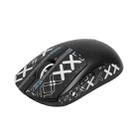 For Logitech GPW 2-Generation Mouse Anti-Slip Stickers Absorb Sweat Paste, Color: Black Print Half Surround - 1