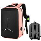 15 inch Multifunctional Waterproof Business Sports Laptop Backpack with USB Port(Pink) - 1