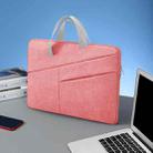 BUBM Portable Computer Bag Notebook Business Travel Bag, Size: 15 inch(Pink) - 1
