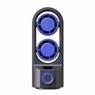 Intelligent Digital Display 100-Speed Stepless Speed Desktop Shaking Head Tower Fan(Dark Gray) - 1