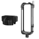 For Insta360 X4 CYNOVA Metal Rabbit Cage + Lens Cover Set Protective Accessories(Black) - 1