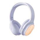 Bamboo Wood Bluetooth Headphones With Built-In Sound Card, TF Card / FM / AUX Support(White) - 1