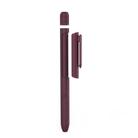 For Apple Pencil 1 AhaStyle PT141 Triple Defense Pen Clip Silicone Protective Case(Wine Red) - 1