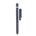 For Apple Pencil 1 AhaStyle PT141 Triple Defense Pen Clip Silicone Protective Case(Midnight Blue) - 1