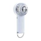 Outdoor Handheld Ice Air Conditioning Fan Astronaut Night Light Semiconductor Cooling Fan(Light Blue) - 1