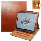 Case For 10.3" BOOX Note Air 3 C / Air 2 / Air 2 Plus Ink Tablet ePaper 360 Degree Rotating Stand Cover(Dark Brown) - 1