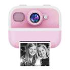 M8 2.4-Inch 1080P HD 2400W Pixel Dual-Camera Children Thermal Printing Camera, Color: Pink - 1