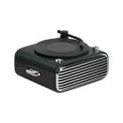 YJQ-D10 Portable Desktop Retro Vinyl Record Player Bluetooth Speaker(Green) - 1