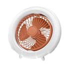 Night Light Desktop Folding Fan Outdoor Camping Hanging Mini Fan, Color: Orange Basic - 1