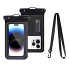 For 6.9-Inch Phone Outdoor Swimming Touch Screen Floating IPX8 30m Waterproof Bag(Dark Grey) - 1