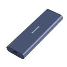 Blueendless M2815SN M.2 Dual Protocol Type-C 3.1 Mobile Hard Disk Box Laptop External SSD(Blue) - 1