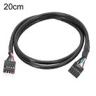 20cm Motherboard 9Pin USB2.0 Extension Cable 26AWG Double Shielded Cord - 1