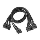 60cm For EVGA 10Pin / 18Pin To 24Pin Flat Cable Module Cable Graphics Card Block Cord - 1
