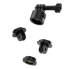 TELESIN CQM-001 Universal Magnetic Quick Release Adapter Kit For Sports Cameras(Black) - 1