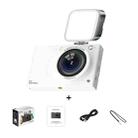 High-Definition CCD Digital Camera 64 Million WiFi Card Camera, Color: White + Fill Light - 1