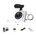 High-Definition CCD Digital Camera 64 Million WiFi Card Camera, Color: White + Microphone - 1