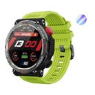 LOKMAT ZEUS 5 PRO 1.46 Inch 5ATM Waterproof Flashlight Bluetooth Call Smart Watch(Fluorescent Green) - 1