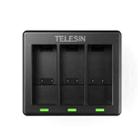 TELESIN GP-BCG-902 Battery 3 Slots Charger For GoPro HERO12 Black / HERO11 Black / HERO10 Black / HERO9 Black - 1