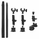 For Insta 360 ONE X / X2 / X3 / X4 Car Top Suction Cup Selfie Stick Bracket, Model: Set 3 - 1