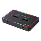 RGB Dual SATA Blueendless M.2 Dual-Slot Hard Drive Base Solid State Hard Drive Box, US Plug - 1