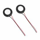 2PCS 20mm 8Ohm 0.5W/1W For Medical Toys Security Plastic Speaker Internal Magnetic Welding Wire Voice Speaker - 2