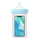 TPU Transparent Mobile Phone Waterproof Bag Swimming Drifting Diving Phones Waterproof Protective Case(Sky Blue) - 1