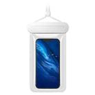 TPU Transparent Mobile Phone Waterproof Bag Swimming Drifting Diving Phones Waterproof Protective Case(White) - 1