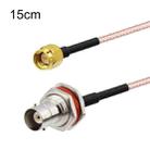 15cm SMA Male To BNC Waterproof Female RG316 Coaxial RF Adapter Cable - 1