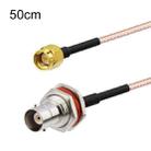 50cm SMA Male To BNC Waterproof Female RG316 Coaxial RF Adapter Cable - 1