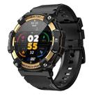 LOKMAT ATTACK 2 PRO 1.39-Inch 5ATM Waterproof Health Monitoring Bluetooth Smart Watch(Gold) - 1