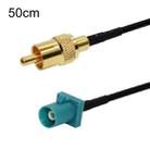 50cm RCA Male To Fakra Z Male RG174 Cable Coaxial RF Adapter Cable - 1