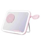 15W 3-in-1 MagSafe Magnetic Folding LED Makeup Mirror Night Light Wireless Charger(Pink) - 1