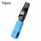 60mm 10pcs SC-UPC Telecom Grade FTTH Connector Pre-Embedded Cold Splice Coupler - 1