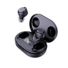 1pair Rechargeable Semi-In-Ear Hearing Aid Elderly Sound Amplifier(Black) - 1