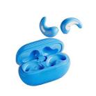 OWS Sleep Bluetooth Earphones With Charging Compartment, Color: Blue Wih Silicone Case - 1