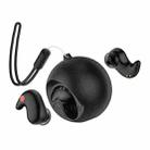 In-Ear Small Coconut Ball Stereo Bluetooth Earphones With Charging Compartment(Black) - 1